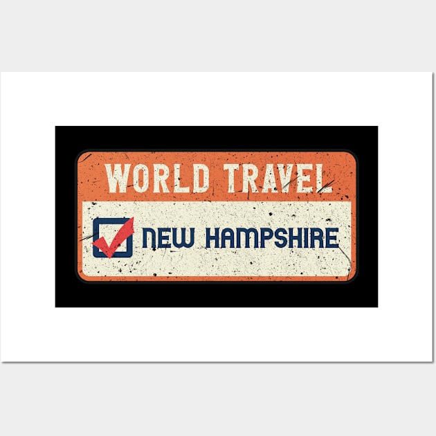 New Hampshire world travel Wall Art by SerenityByAlex